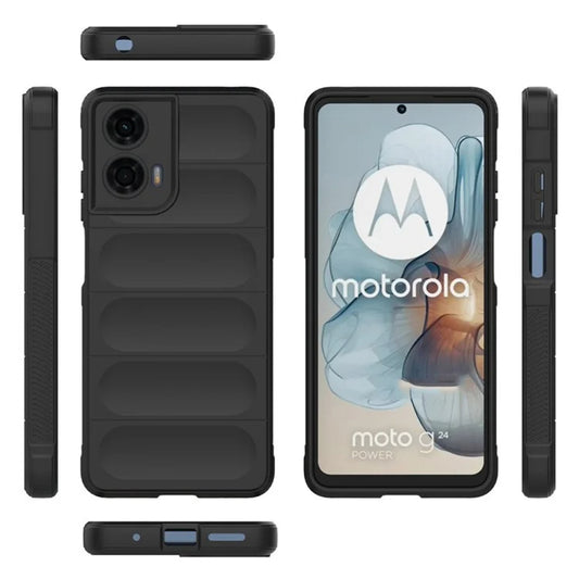 Futrola za Motorola Moto G04s / E14 / G04 / G24, Techsuit, Magic Shield, Crna