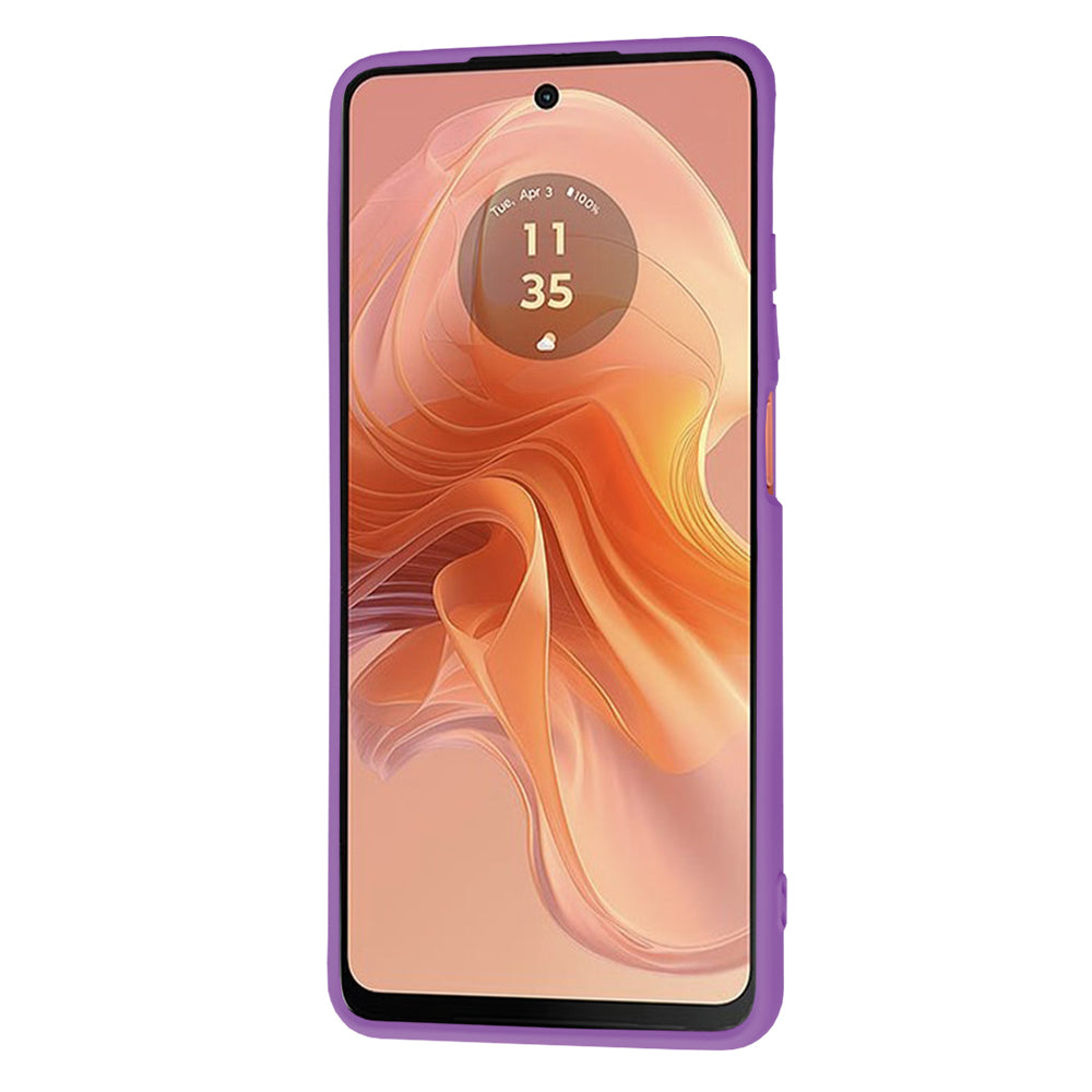 Futrola za Motorola Moto G04s / E14 / G04, Techsuit, SoftFlex, Ljubičasta