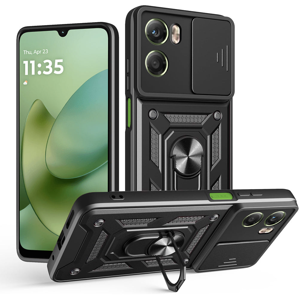 Futrola za Motorola Moto G06, Techsuit, CamShield, Crna