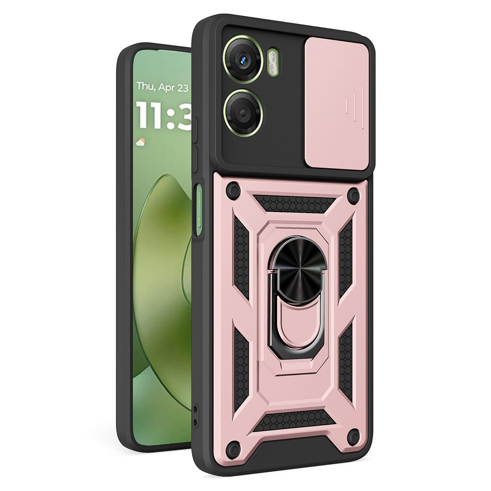Futrola za Motorola Moto G06, Techsuit, CamShield, Zlatno Roza