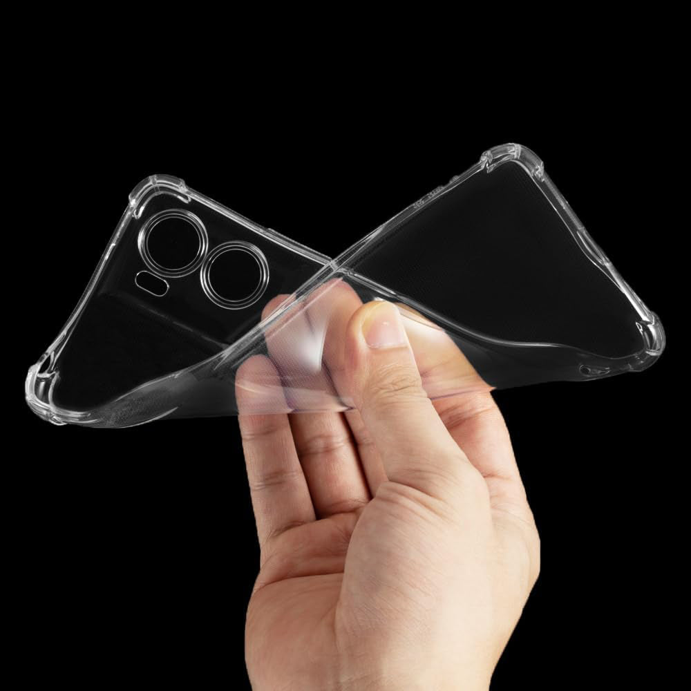 Maska za Motorola Moto G06, Techsuit, Shockproof Clear, Prozirna