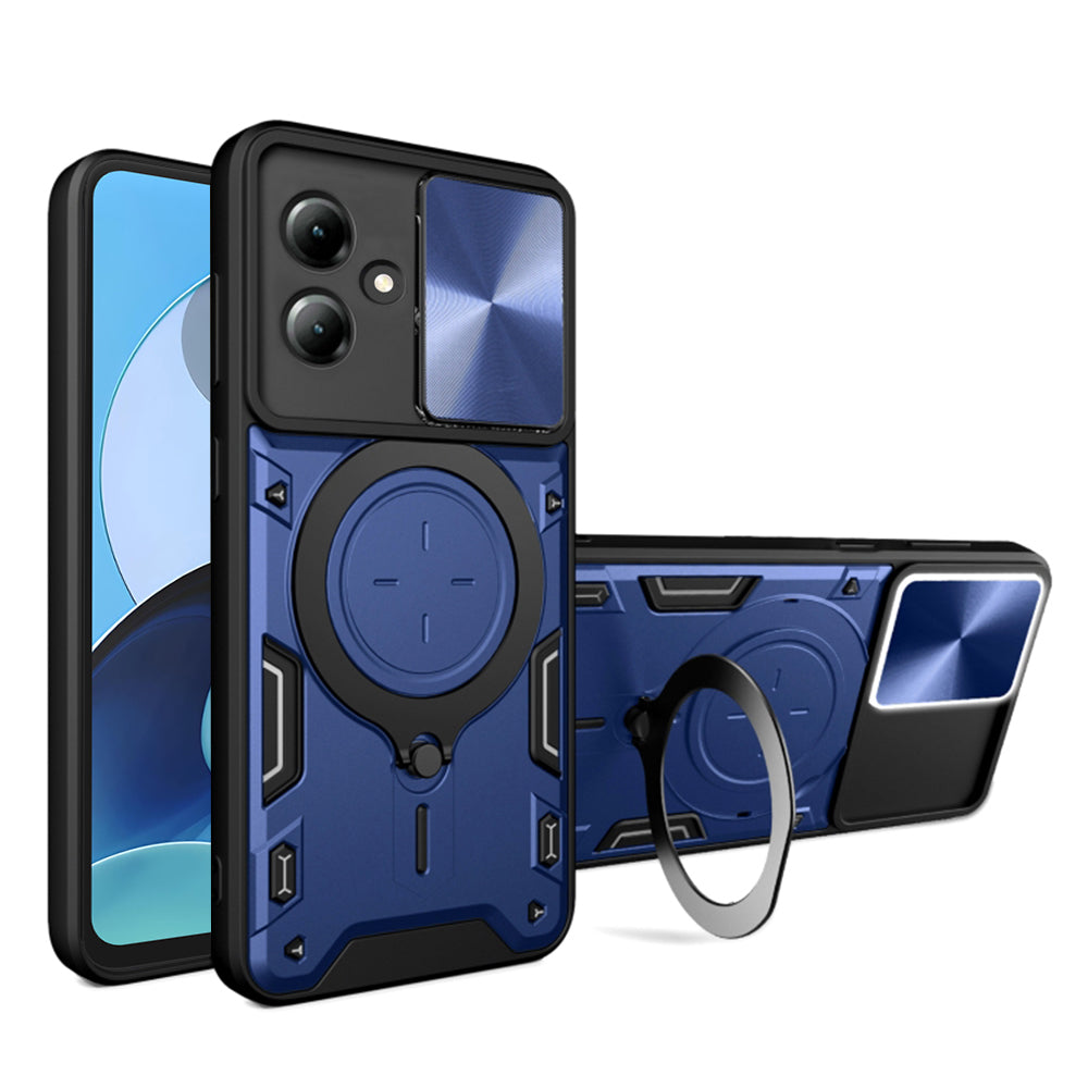 Maska za Motorola Moto G14, Techsuit, CamGuard Pro, Plava
