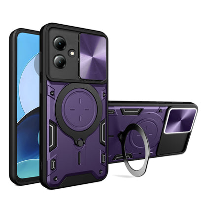 Maska za Motorola Moto G14, Techsuit, CamGuard Pro, Ljubičasta