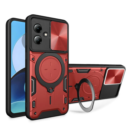 Maska za Motorola Moto G14, Techsuit, CamGuard Pro, Crvena