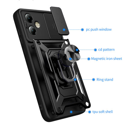 Maska za Motorola Moto G14, Techsuit, CamShield, Plava