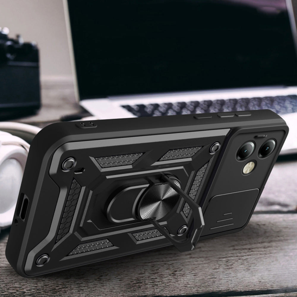 Maska za Motorola Moto G14, Techsuit, CamShield, Plava
