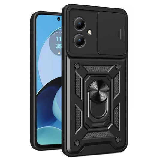 Maska za Motorola Moto G14, Techsuit, CamShield, Crna