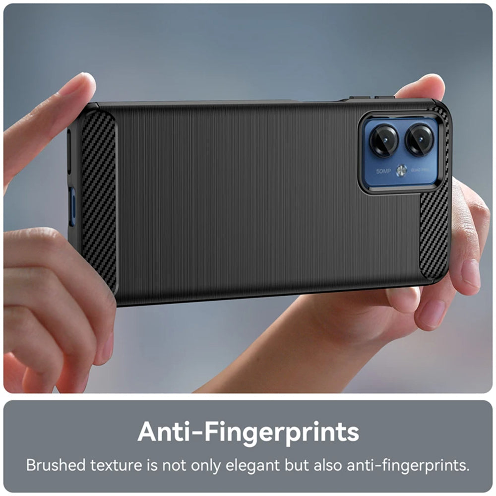 Maska za Motorola Moto G14, Techsuit, Karbon, Plava