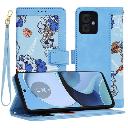 Futrola za Motorola Moto G14, Techsuit, FlipCraft, Plava
