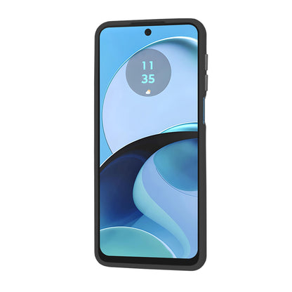 Maska za Motorola Moto G14, Techsuit, HaloFrost, Crna