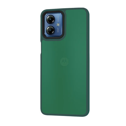 Maska za Motorola Moto G14, Techsuit, HaloFrost, Zelena
