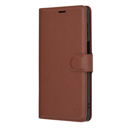 Futrola za Motorola Moto G14, Techsuit, Kožna Folio, Smeđa
