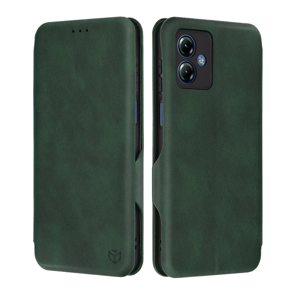 Futrola za Motorola Moto G14, Techsuit, Safe Wallet Plus, Zelena