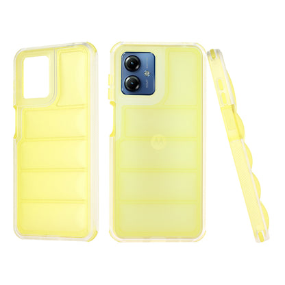 Maska za Motorola Moto G14, Techsuit, Wave Shield, Žuta