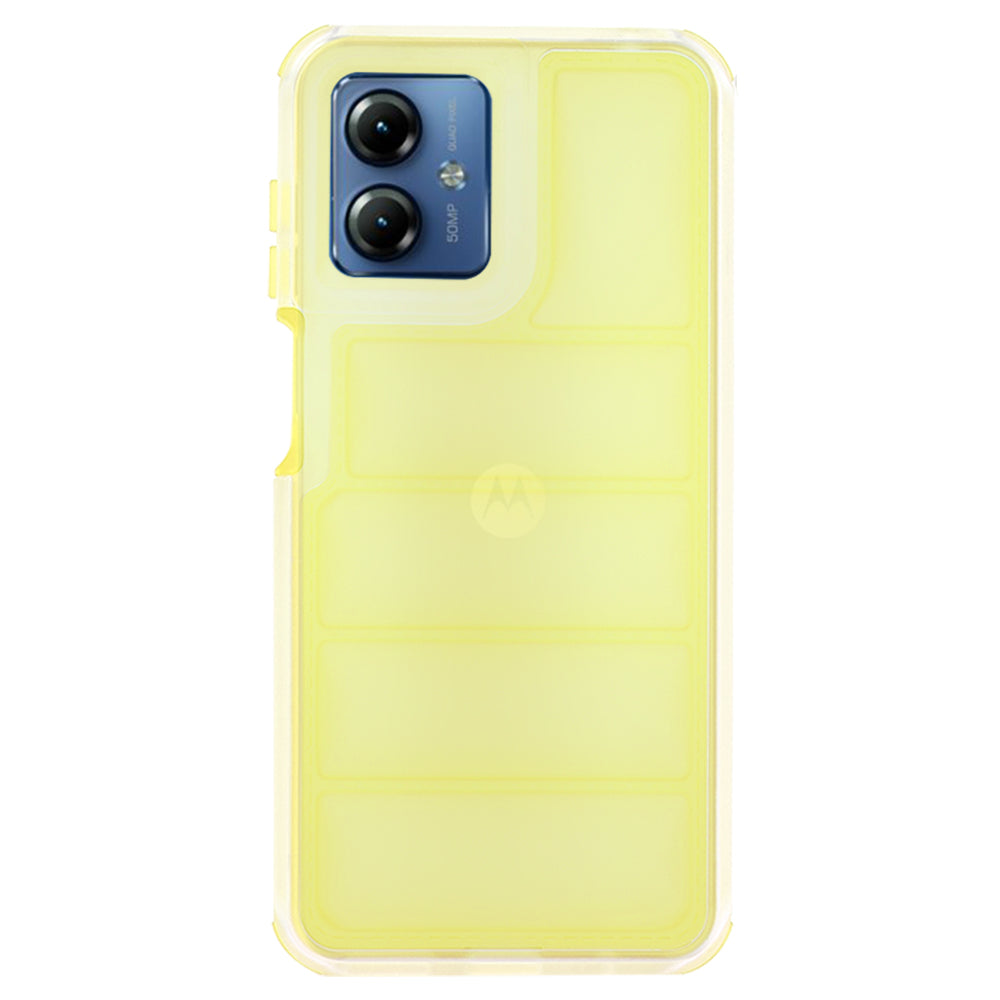 Maska za Motorola Moto G14, Techsuit, Wave Shield, Žuta