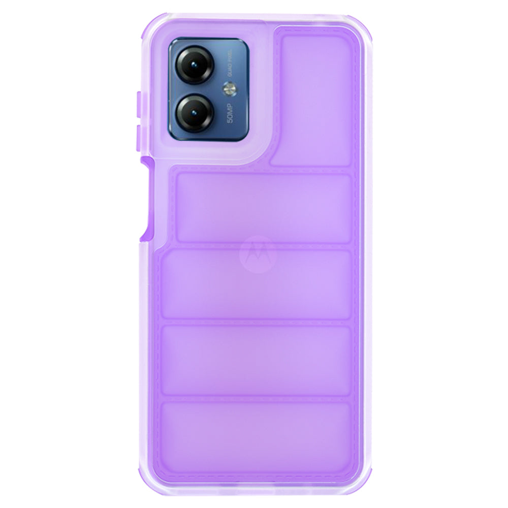 Maska za Motorola Moto G14, Techsuit, Wave Shield, Ljubičasta