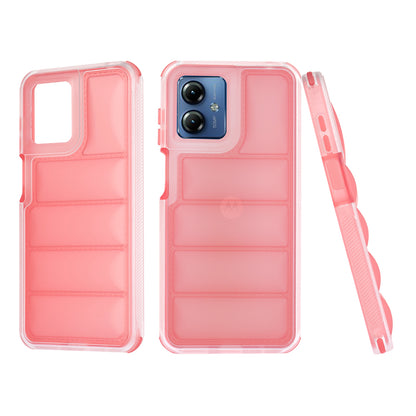 Maska za Motorola Moto G14, Techsuit, Wave Shield, Crvena