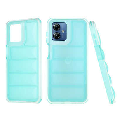 Maska za Motorola Moto G14, Techsuit, Wave Shield, Tirkizna