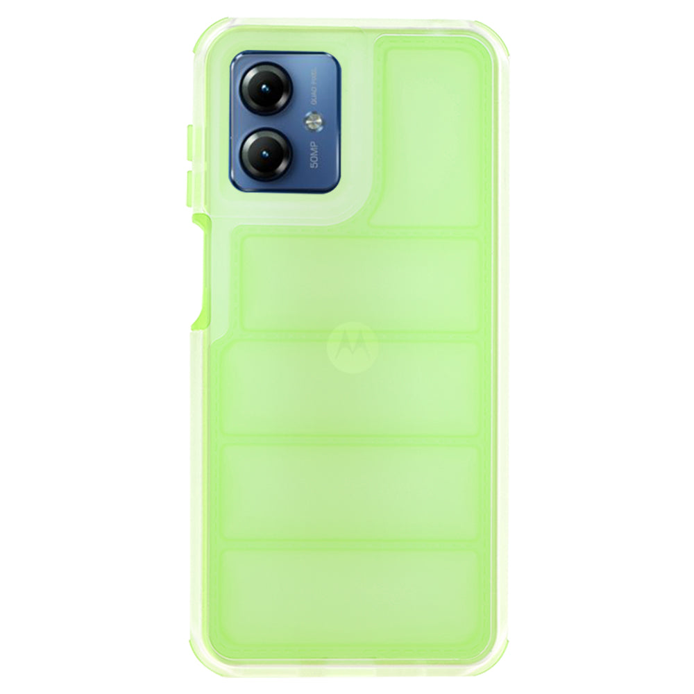 Maska za Motorola Moto G14, Techsuit, Wave Shield, Zelena