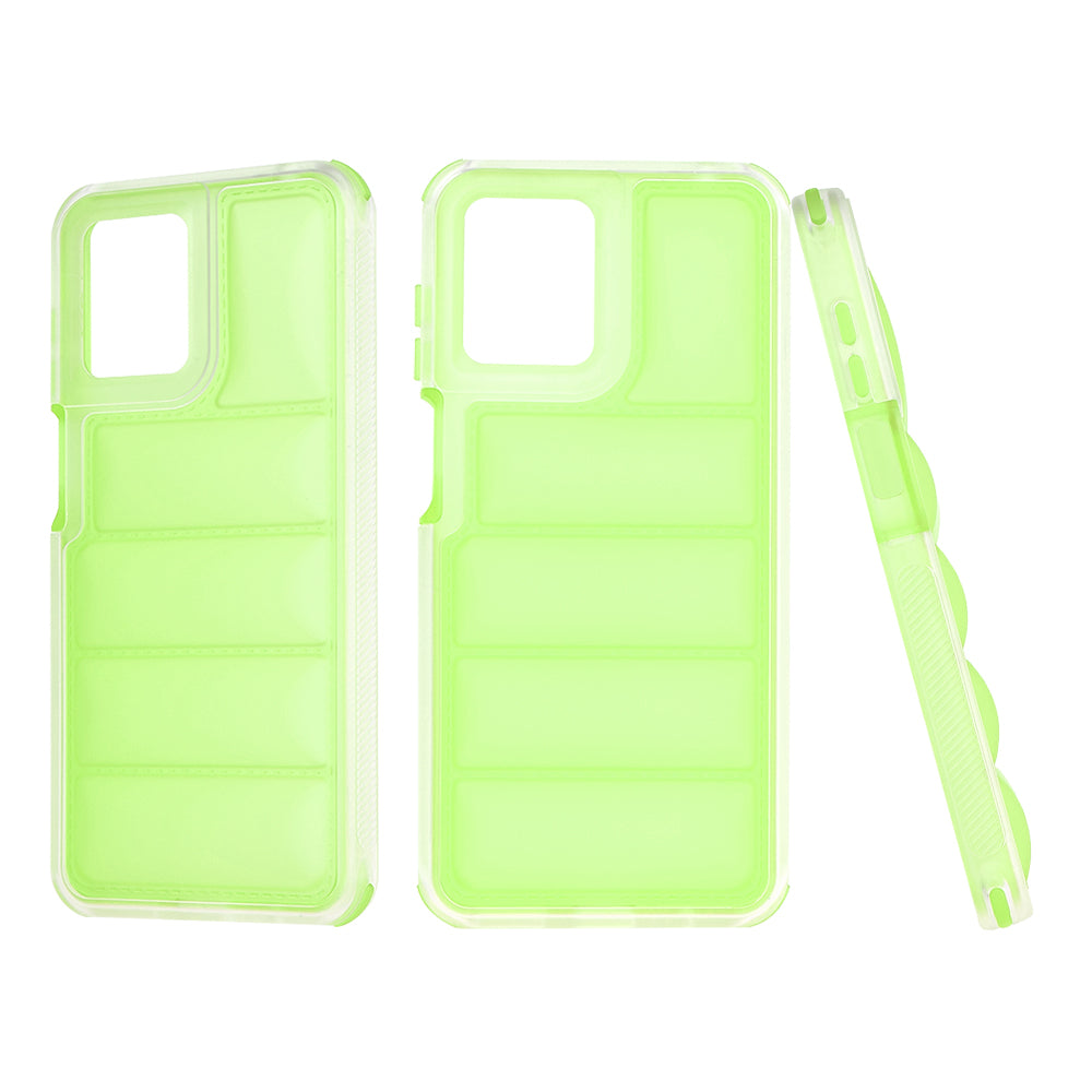 Maska za Motorola Moto G14, Techsuit, Wave Shield, Zelena
