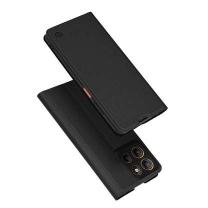 Maska za Motorola Moto G15 / G15 Power, Techsuit, Magskin Book, Crna