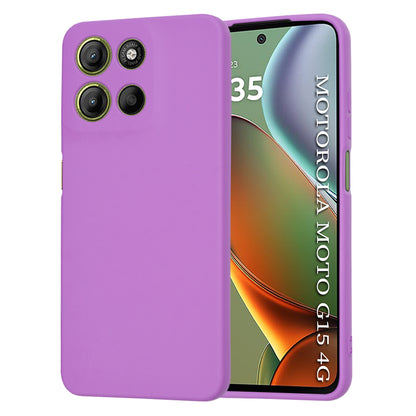 Maska za Motorola Moto G15 / G15 Power, Techsuit, SoftFlex, Ljubičasta