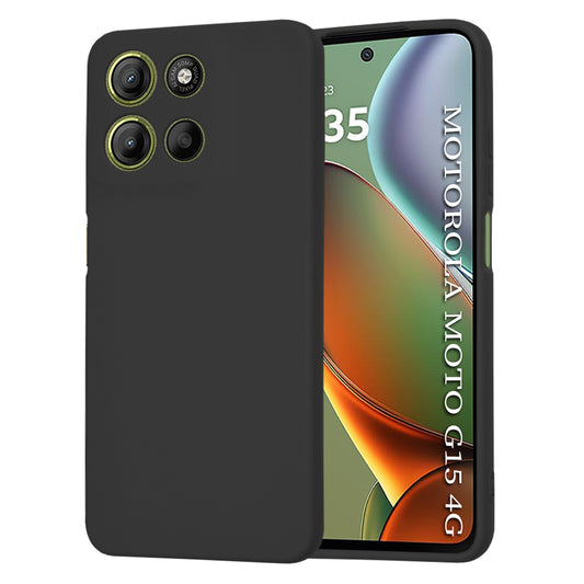 Maska za Motorola Moto G15 / G15 Power, Techsuit, SoftFlex, Crna