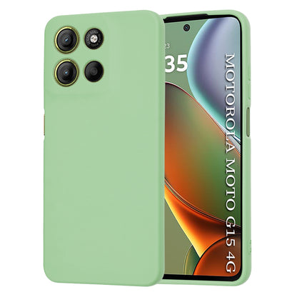 Maska za Motorola Moto G15 / G15 Power, Techsuit, SoftFlex, Svijetlo Zelena