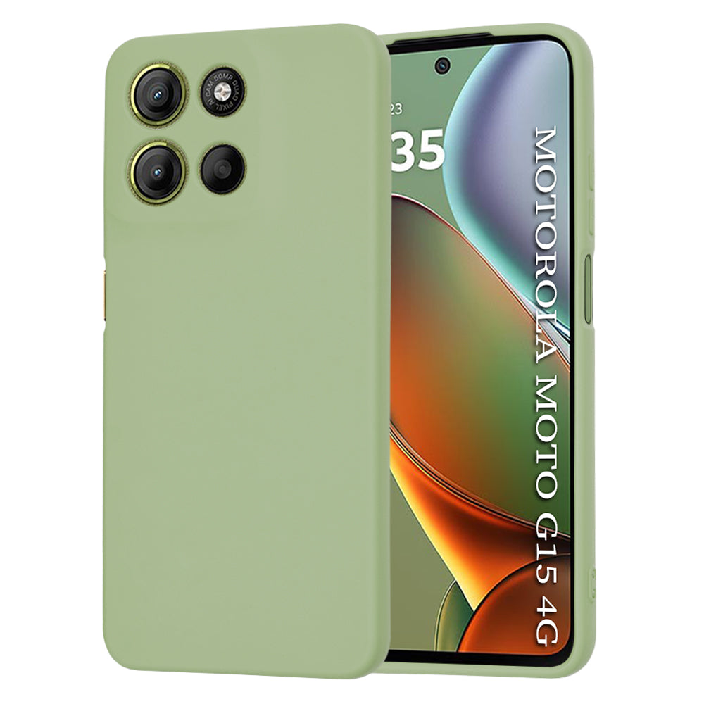 Maska za Motorola Moto G15 / G15 Power, Techsuit, SoftFlex, Matcha