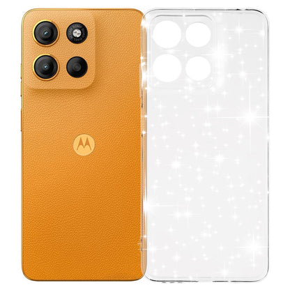 Maska za Motorola Moto G15 / G15 Power, Techsuit, SparkleSkin, Prozirna