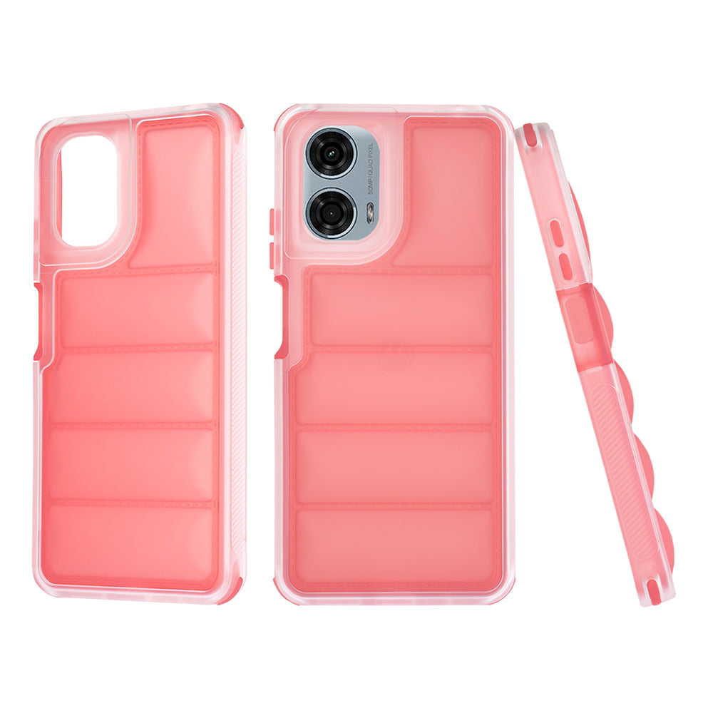 Maska za Motorola Moto G24 Power, Techsuit, Wave Shield, Crvena