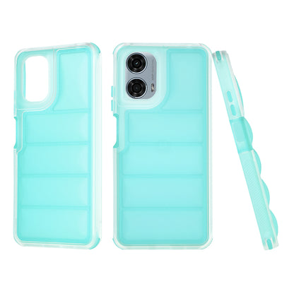 Maska za Motorola Moto G24 Power, Techsuit, Wave Shield, Tirkizna