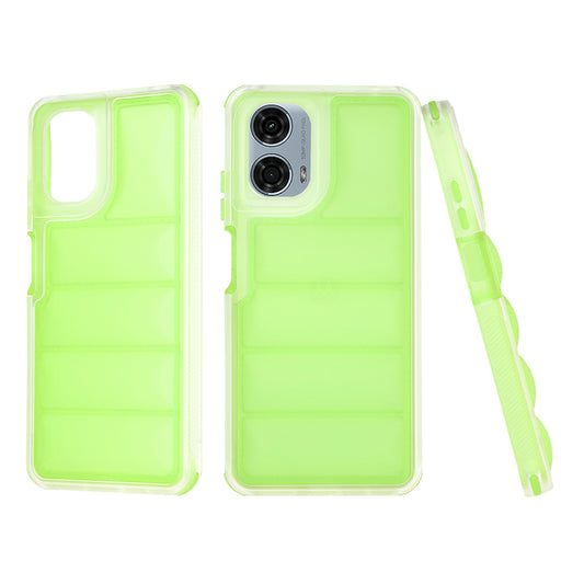 Maska za Motorola Moto G24 Power, Techsuit, Wave Shield, Zelena
