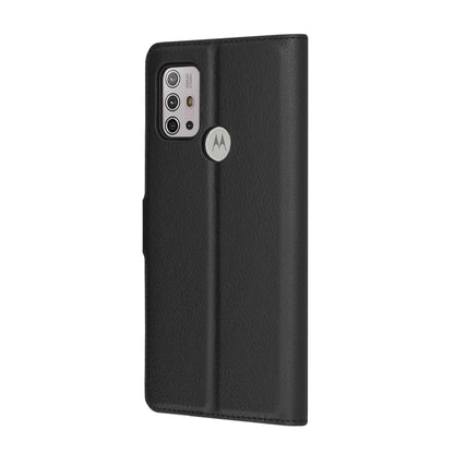 Futrola za Motorola Moto G30 / G20 / G10, Techsuit, Kožna Folio, Crna