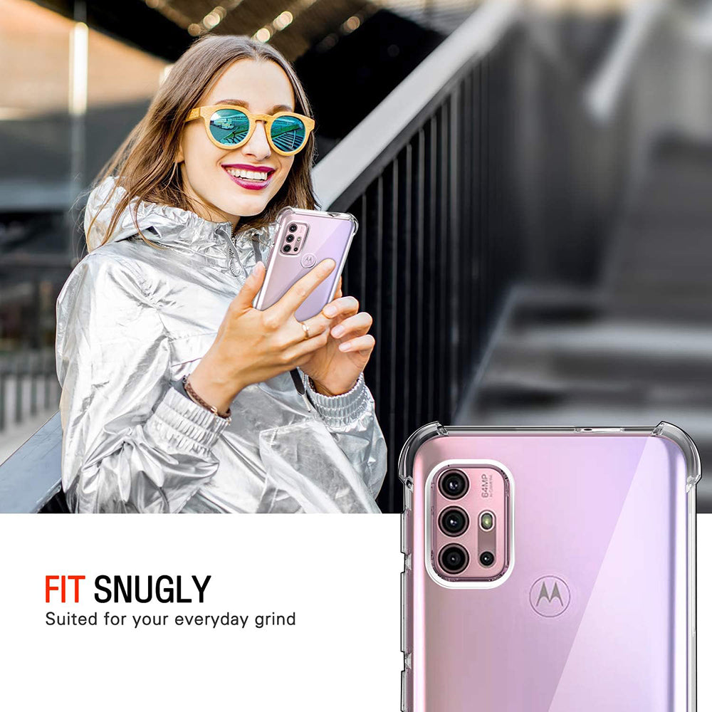 Maska za Motorola Moto G30 / G20 / G10, Techsuit, Shockproof Clear, Prozirna