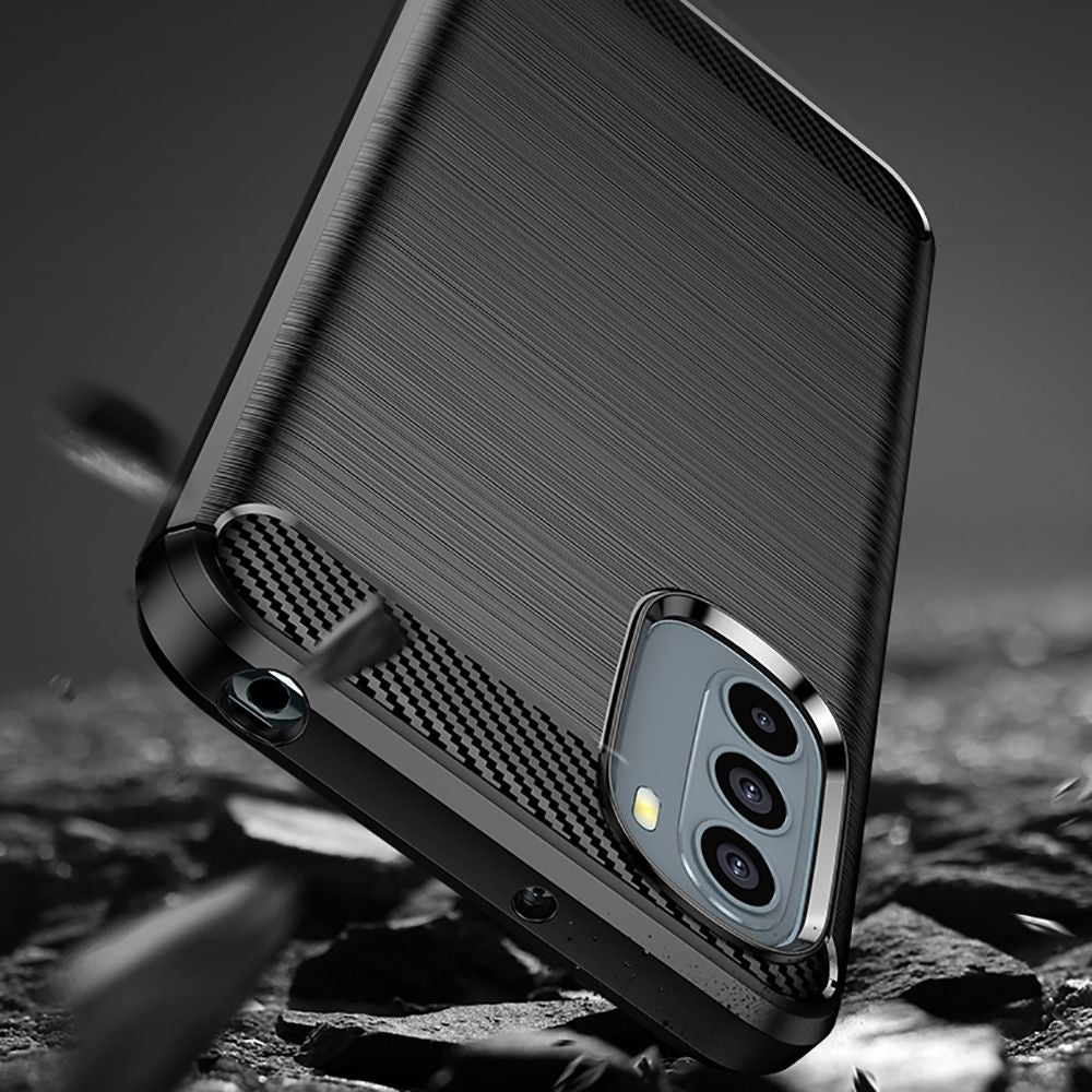 Maska za Motorola Moto G31 / G41, Techsuit, Karbon, Crna