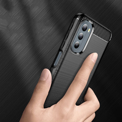 Maska za Motorola Moto G31 / G41, Techsuit, Karbon, Crna