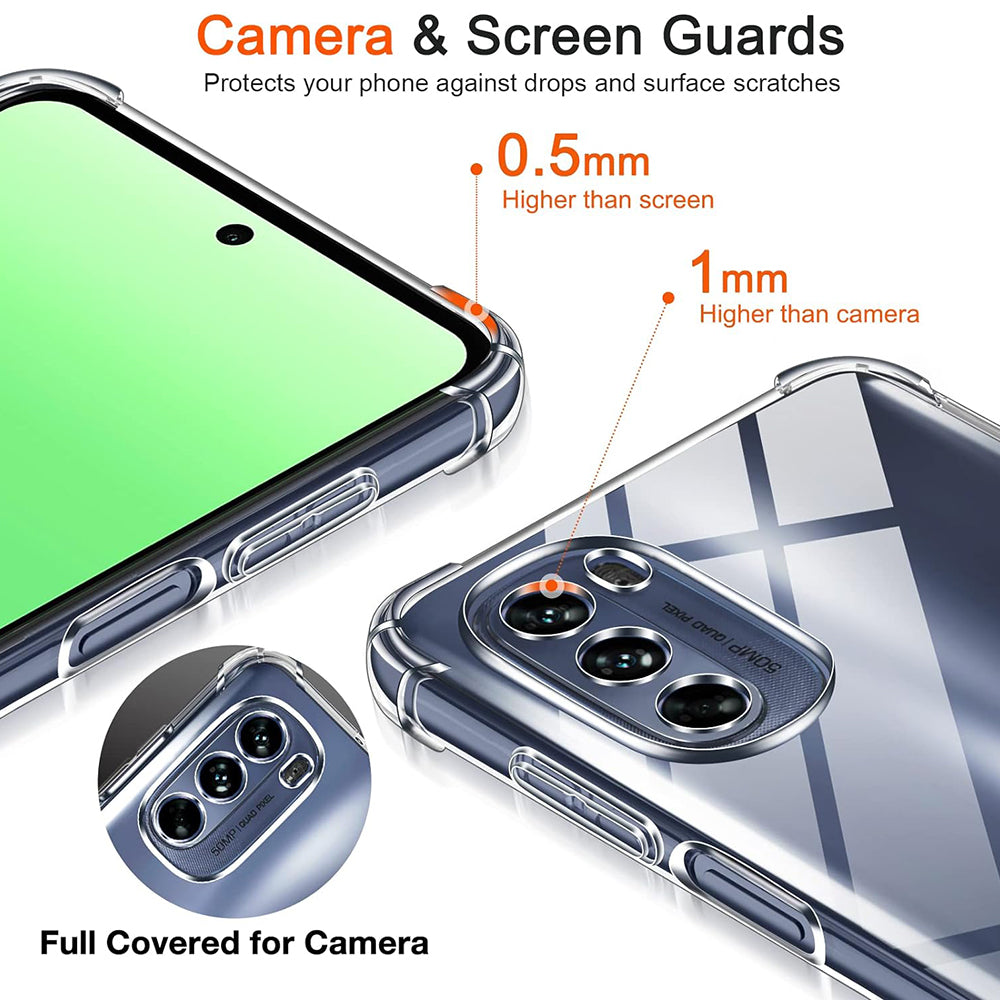Maska za Motorola Moto G31 / G41, Techsuit, Otporna na udarce, Prozirna