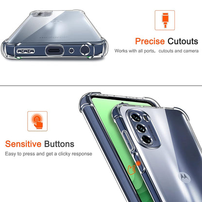 Maska za Motorola Moto G31 / G41, Techsuit, Otporna na udarce, Prozirna