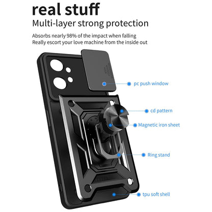 Maska za Motorola Moto G32, Techsuit, CamShield, Crna