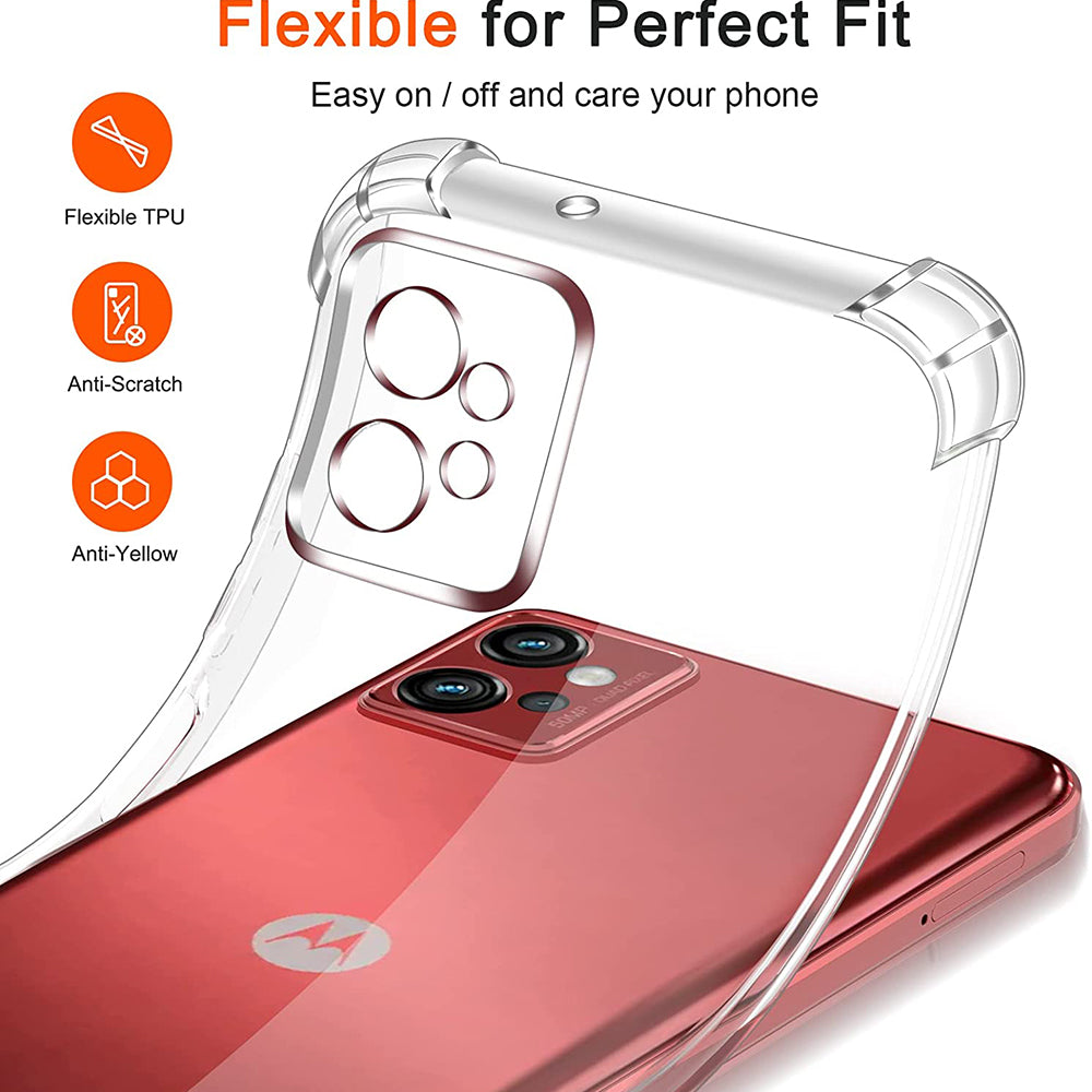 Maska za Motorola Moto G32, Techsuit, Shockproof Clear, Prozirna