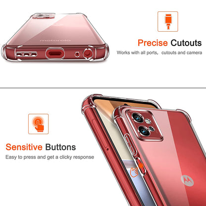 Maska za Motorola Moto G32, Techsuit, Shockproof Clear, Prozirna