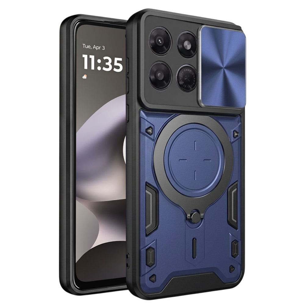 Maska za Motorola Moto G37 Power, Techsuit, CamGuard Pro, Plava