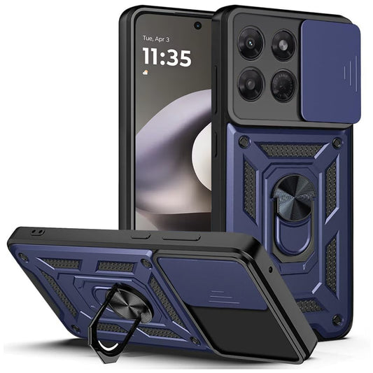 Maska za Motorola Moto G37 Power, Techsuit, CamShield, Plava