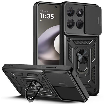 Maska za Motorola Moto G37 Power, Techsuit, CamShield, Crna