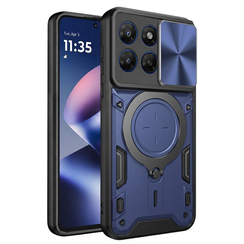 Maska za Motorola Moto G47 / G37, Techsuit, CamGuard Pro, Plava