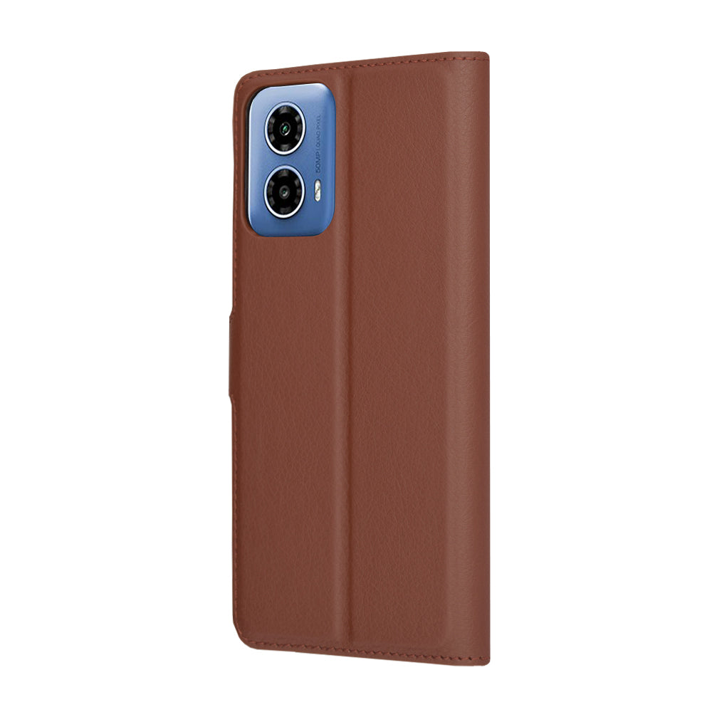 Futrola za Motorola Moto G45 / G34, Techsuit, Leather Folio, Smeđa