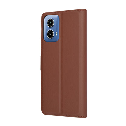 Futrola za Motorola Moto G45 / G34, Techsuit, Leather Folio, Smeđa