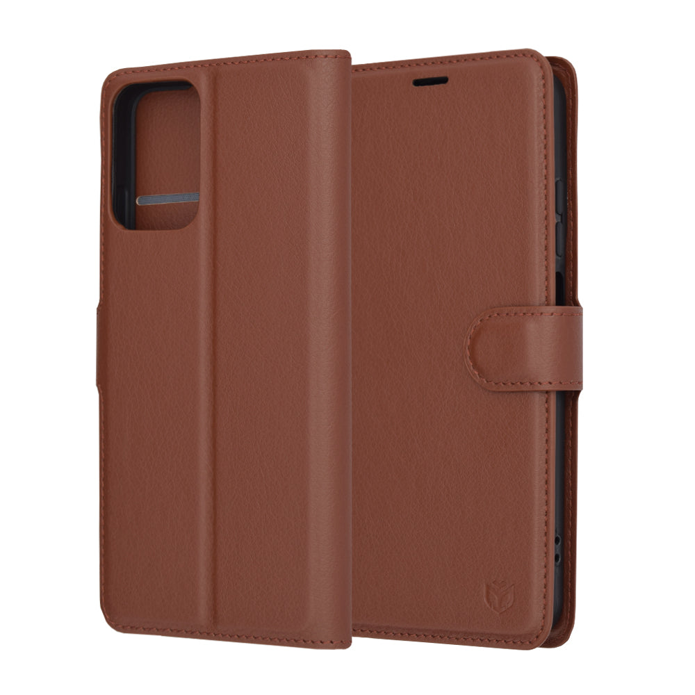 Futrola za Motorola Moto G45 / G34, Techsuit, Leather Folio, Smeđa