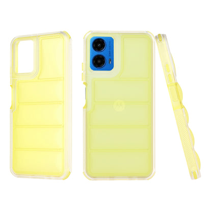Maska za Motorola Moto G45 / G34, Techsuit, Wave Shield, Žuta